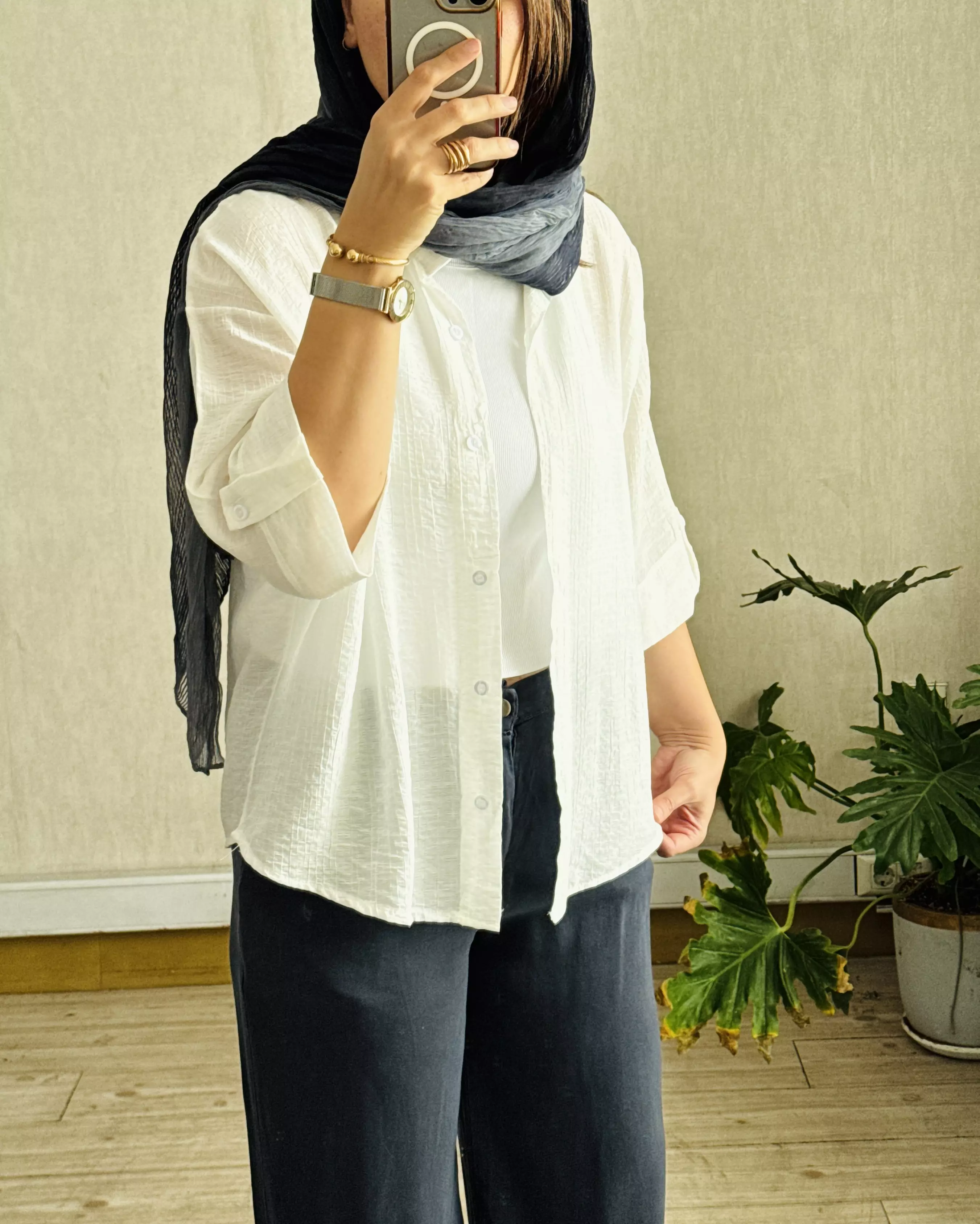 شومیز ترند شیشه ای